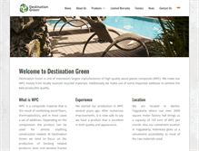 Tablet Screenshot of destination-green.com